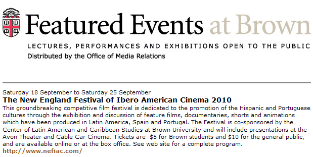 Featured Events at Brown